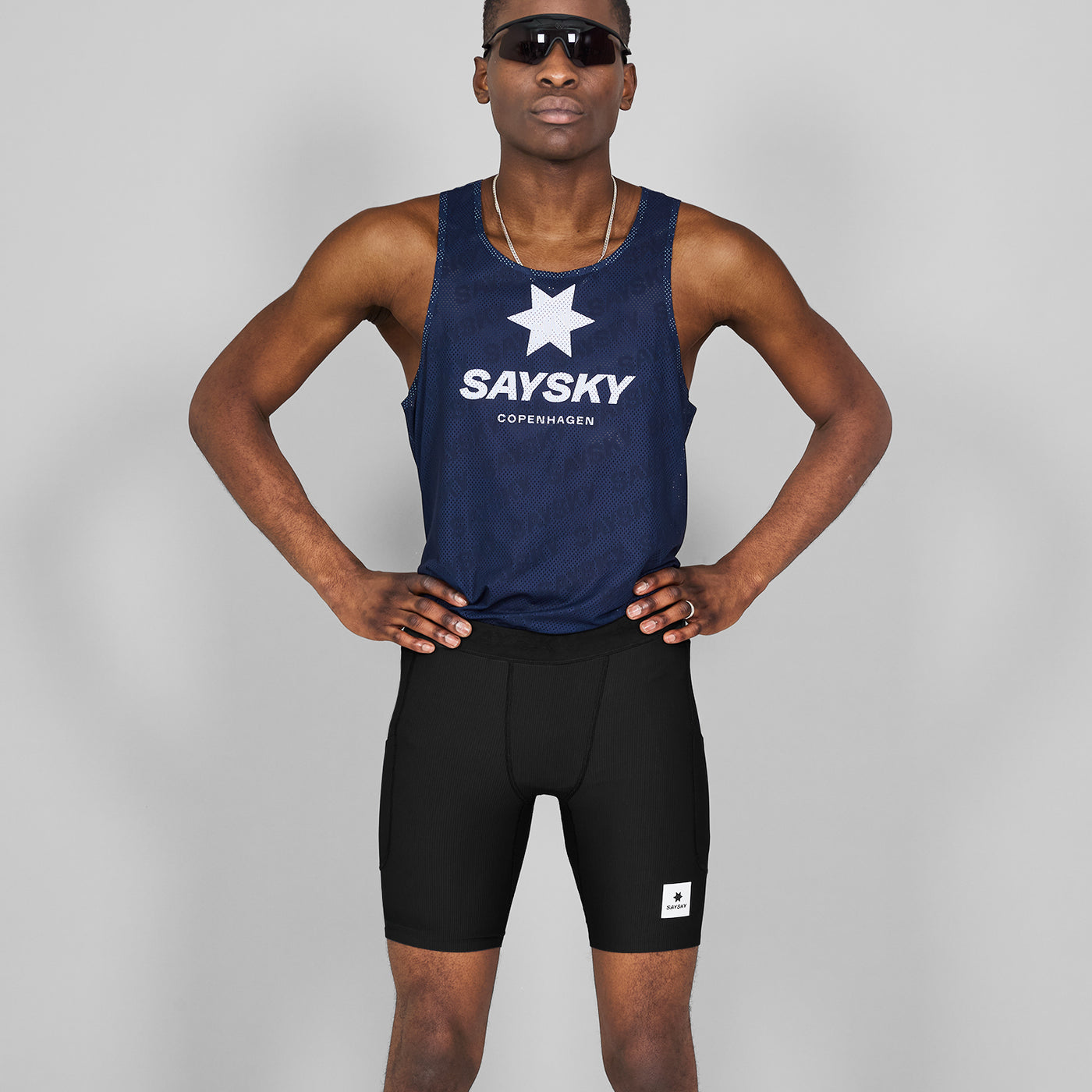 Combat+ Rib Short Tights 8" - Men's