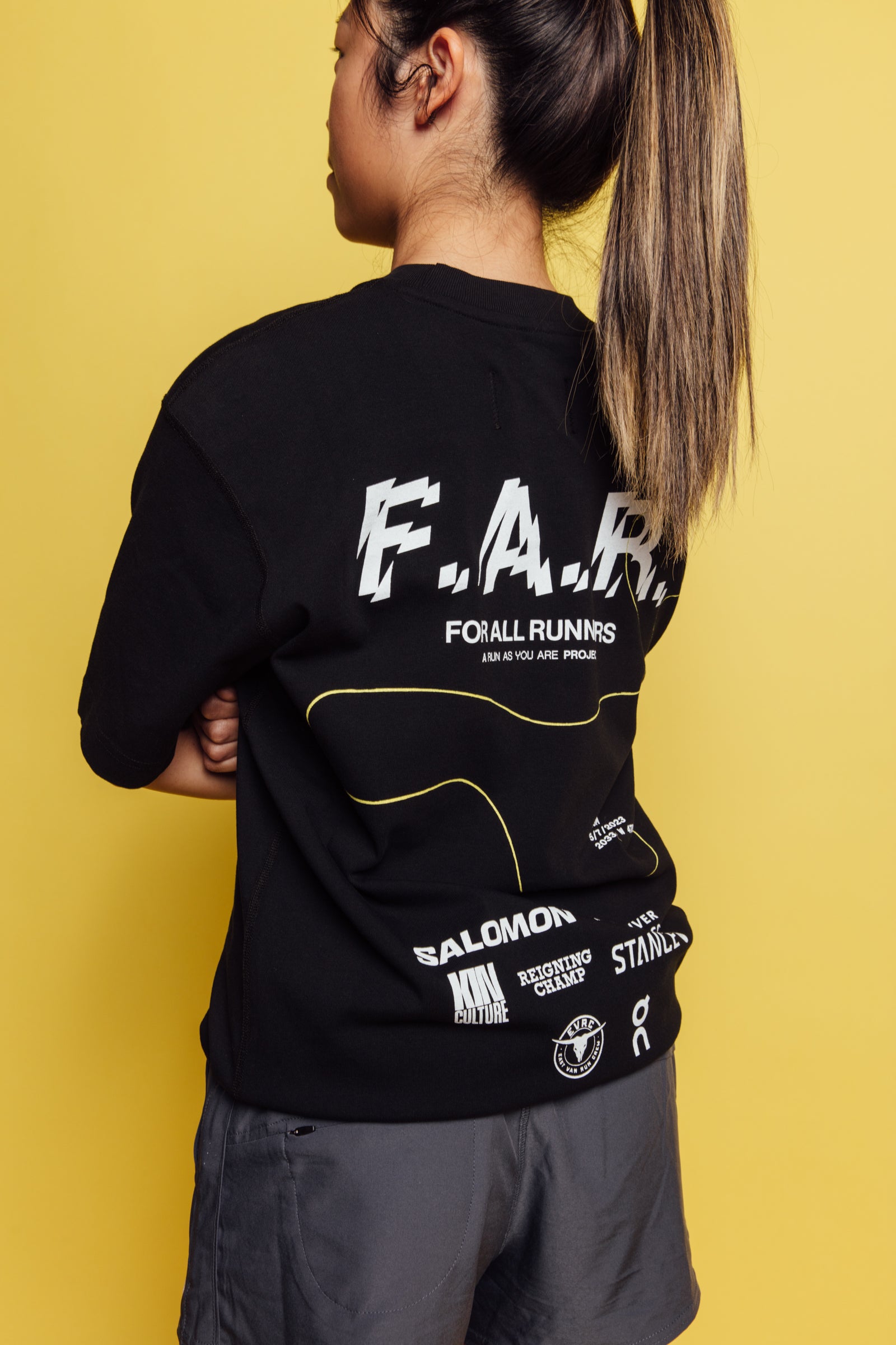 We Run FAR Tee Reigning Champ Black