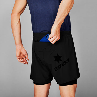 2 in 1 Pace Shorts 5'' - Men's
