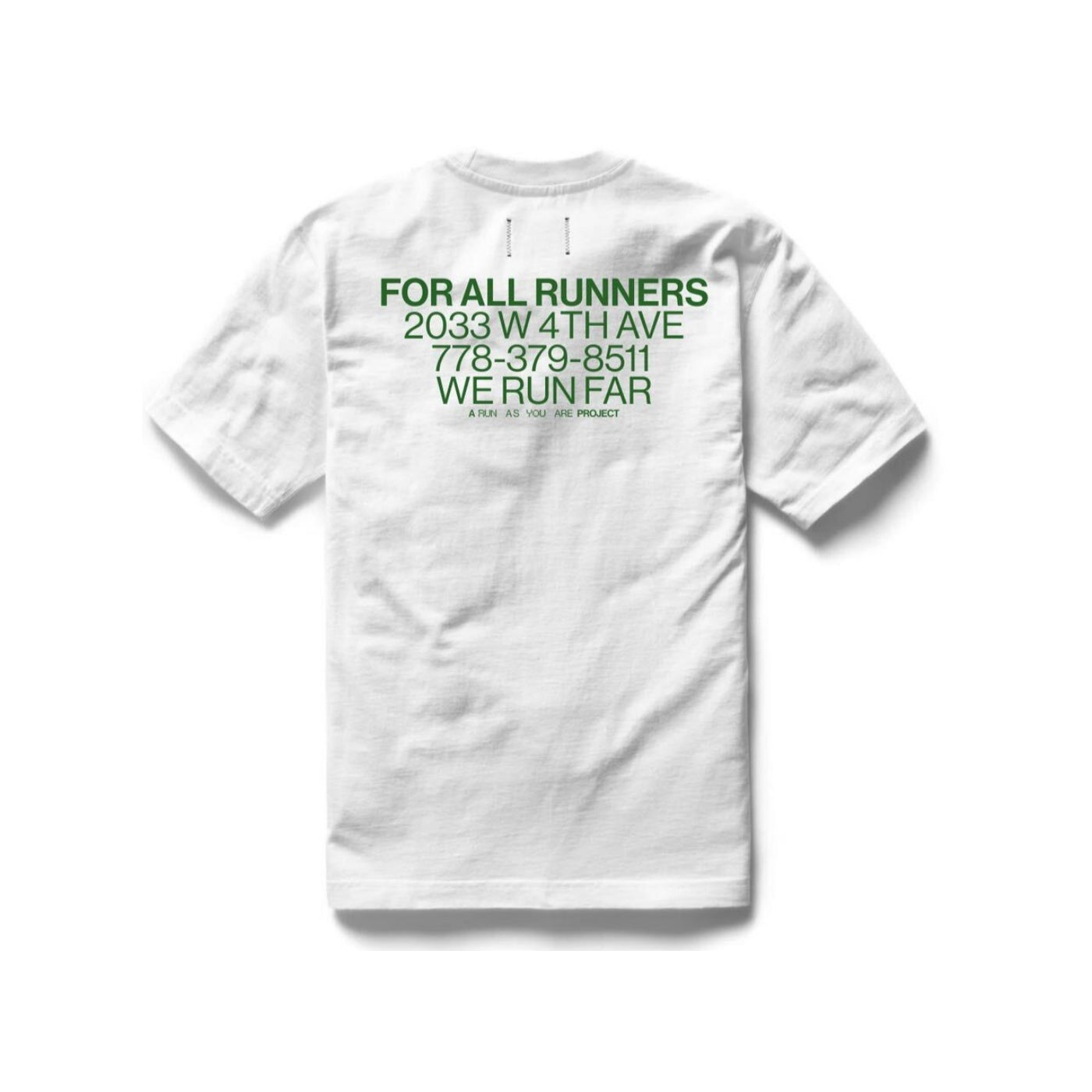 For All Runners Tee - Reigning Champ | White