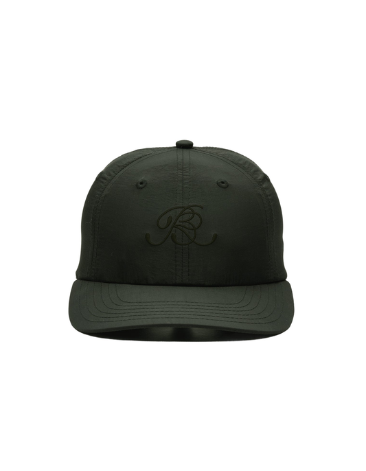 Cursive "BR" Nylon Dad Hat - Unisex